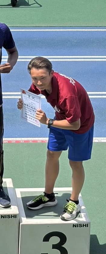 男子円盤投 仙波さん