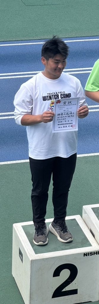 男子砲丸投 藤沼さん