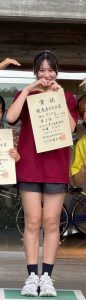 ⑤3000m表彰 優勝 加藤