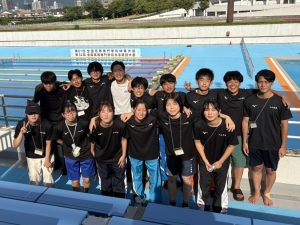 R8全国高専大会での水泳部